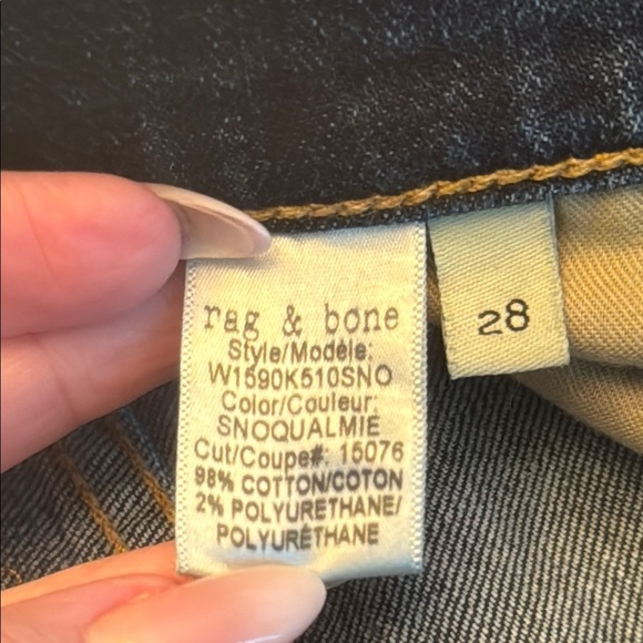 RAG & BONE Women’s Skinny Jeans, 28 - Picture 7 of 12
